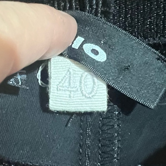 CAMBIO Black Leggings with Zippered Hems, Size 40/ 12/Large -#278 - Picture 12 of 14